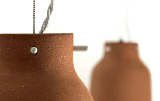 lighting, table, pendant, terracotta,