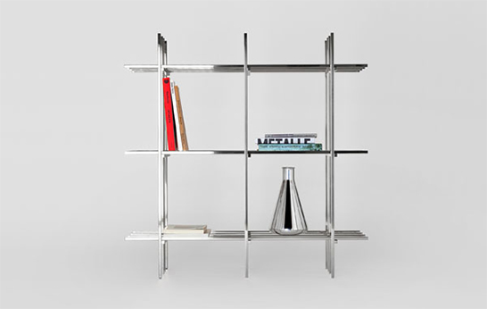 luxury, shelving, Minimalux, British design, Made in Britain, Hash, brass, stainless steel,