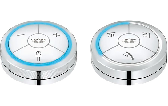 bathroom, controls, remote control, temperature, digital controls, customized settings,