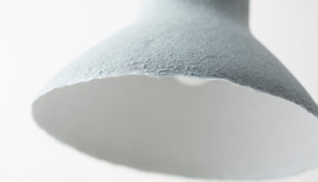 Bi-Color Washi Lamp by Nendo