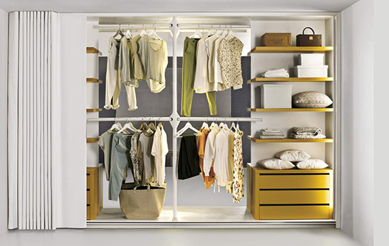 Accordion Effect: Hospitality Trend Et Voila weightless wardrobe by LAGO