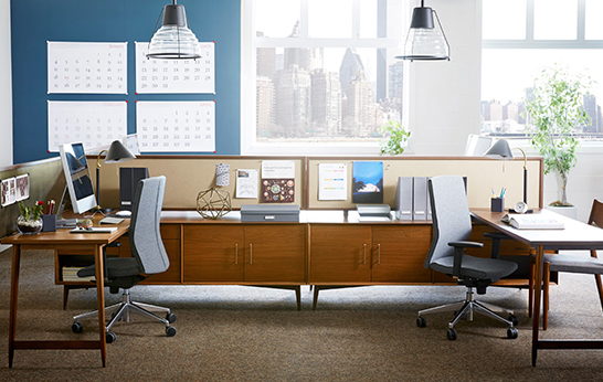 West Elm's New Office Furniture Is Designed To Make the Office Feel Less 'Office-like' Mid-century Collection