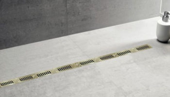 Linear Shower Drains by Watermark Designs