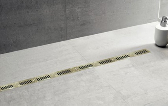 Linear Shower Drains by Watermark Designs Linear Shower Drains by Watermark Designs