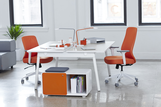 Poppin, A Series, desk, system, office, contract,