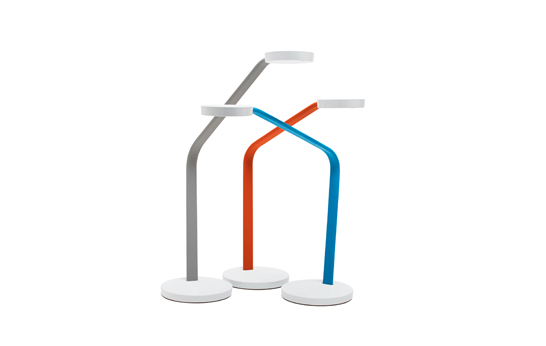 Poppin, Limber, lamp, lighting, office, task light, USB charger, multifunctional,
