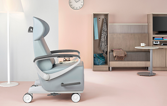 5d Studio, Ava, seating, patient chair, lightweight, Nemschoff healthcare,