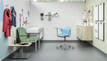 At NeoCon 2016: Node with ShareSurface by Steelcase Health Fosters Exam Room Equity