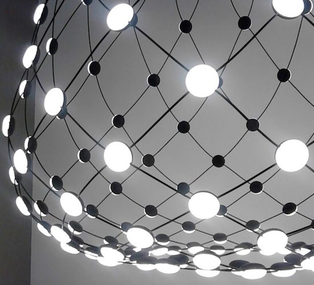 The Mesh Lamp by Francisco Gomez Paz for Luceplan The Mesh Lamp by Francisco Gomez Paz for Luceplan