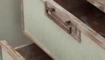 Green Weathered Dresser by Blue Leaf Hospitality
