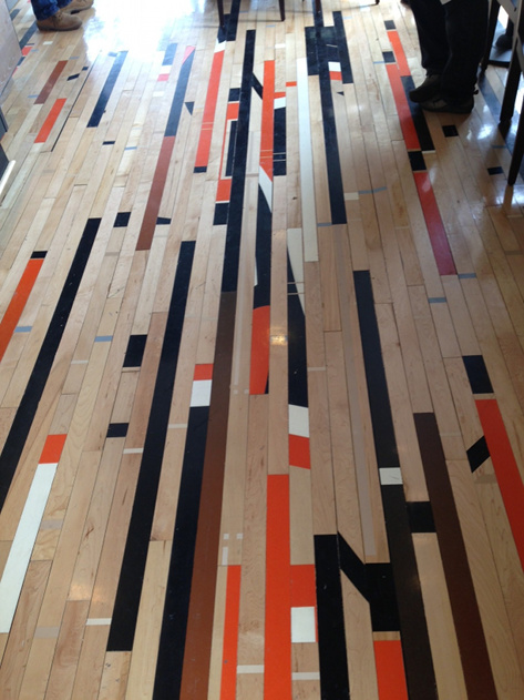 Reclaimed Gym Flooring From Pioneer Millworks