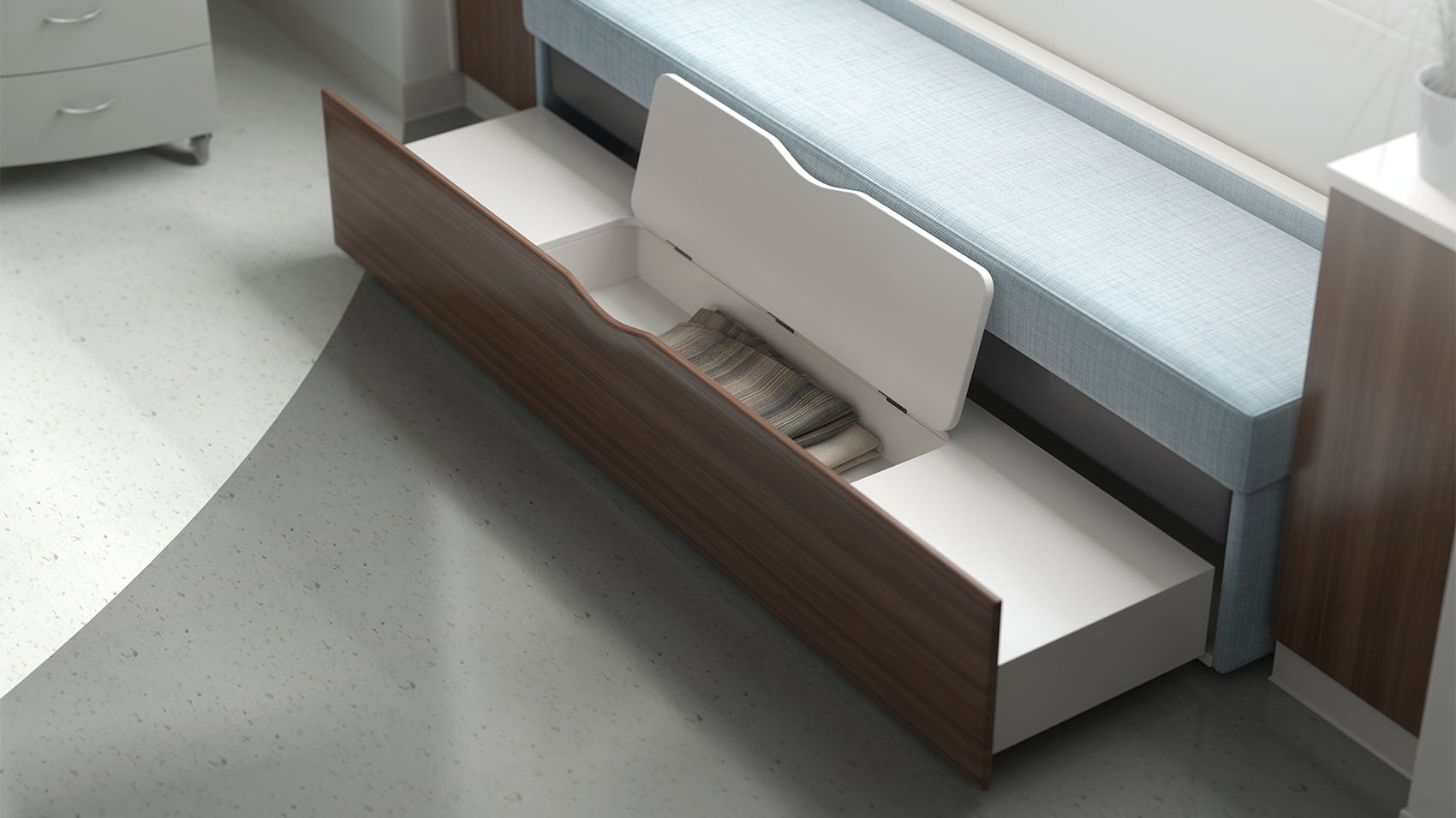 Whisper Sleepover Bench by Carolina Business Furniture CAR_Whisper_Sleepover_wr_03