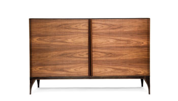Tambour Credenza by Poritz and Studio