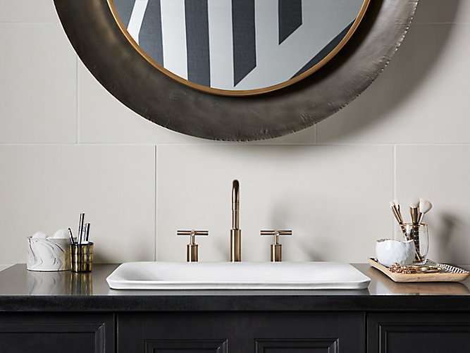 Sartorial Paisley Rectangle Wading Pool Sink by Kohler