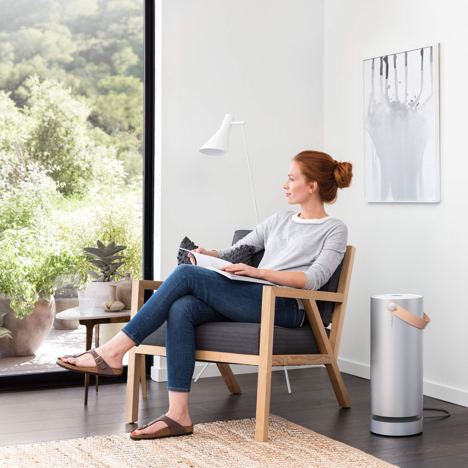 The Molekule Air Purifier is Lean and Green