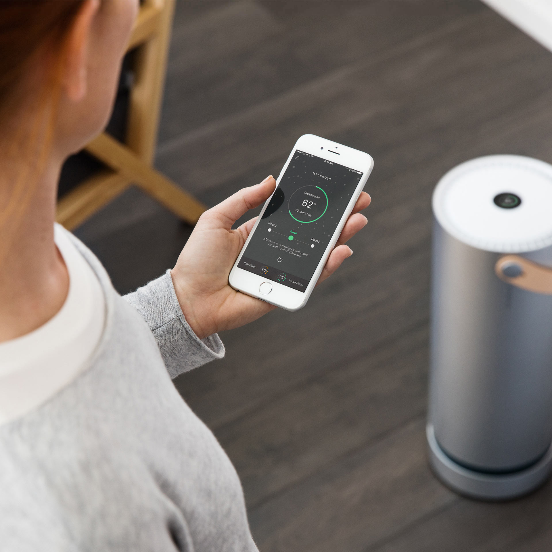 The Molekule Air Purifier is Lean and Green