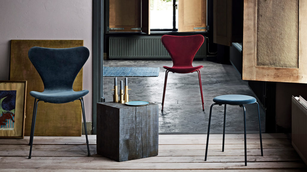 Limited Edition Velvet Series 7 by lala Berlin and Fritz Hansen Limited Edition Velvet Series 7 by lala Berlin and Fritz Hansen