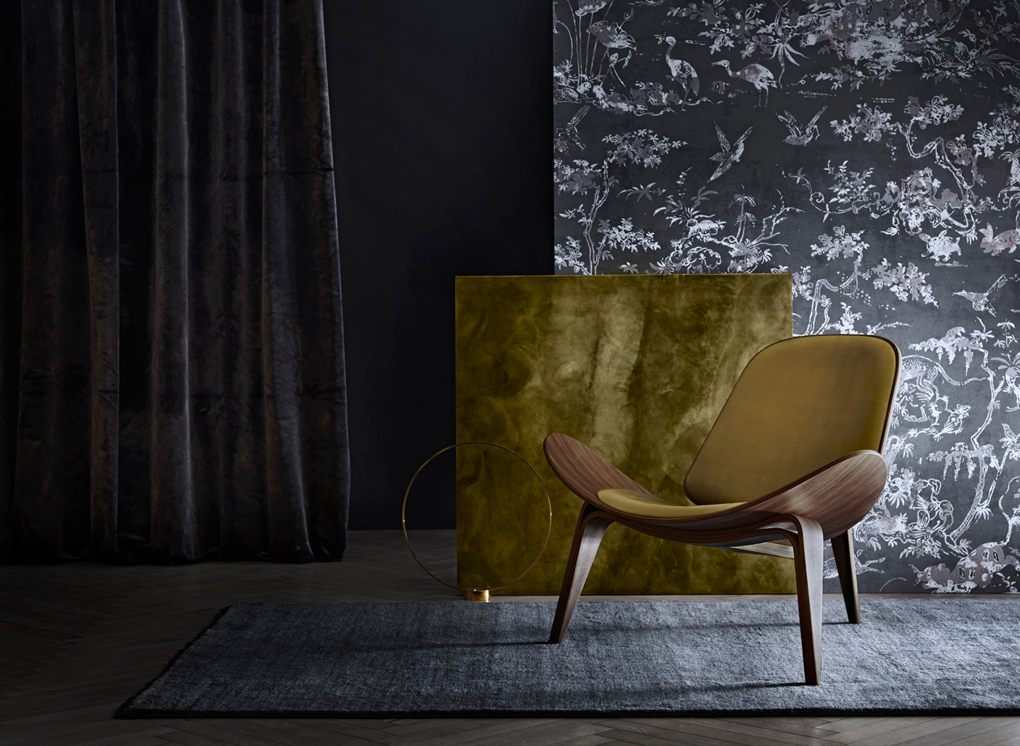 Shell Chair by Carl Hansen & Son X Jim Thompson