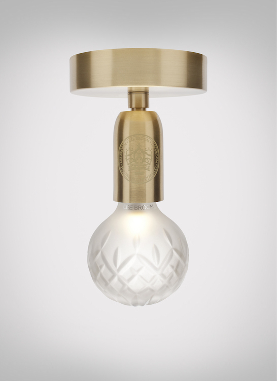 Lee Broom Updates Its Popular Crystal Light Bulb in Polished Chrome