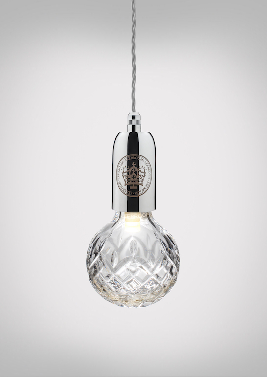 Lee Broom Updates Its Popular Crystal Light Bulb in Polished Chrome
