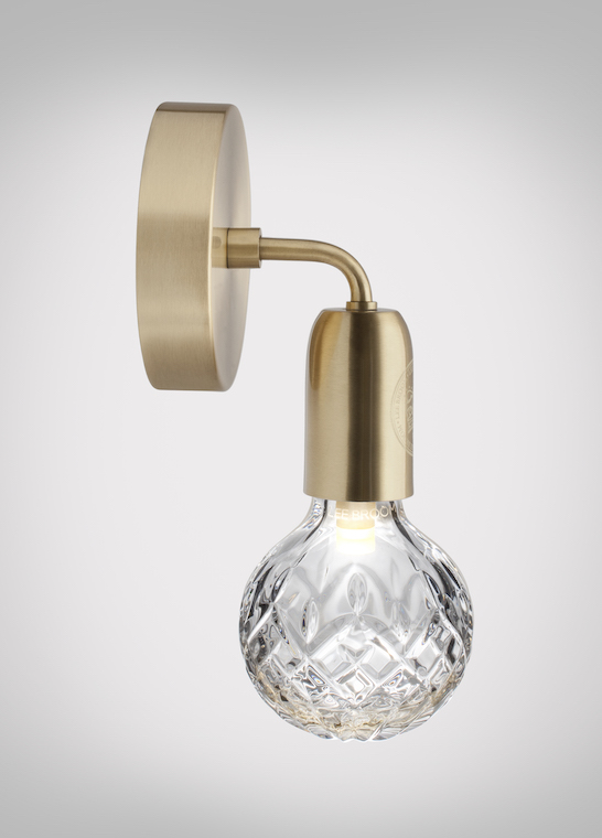 Lee Broom Updates Its Popular Crystal Light Bulb in Polished Chrome