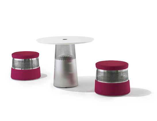 Cuff Stool and Ottoman by Cumberland