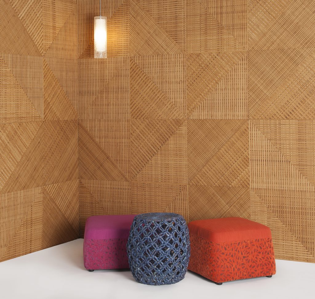 Plyboo Fractal Wall Panels from Smith & Fong