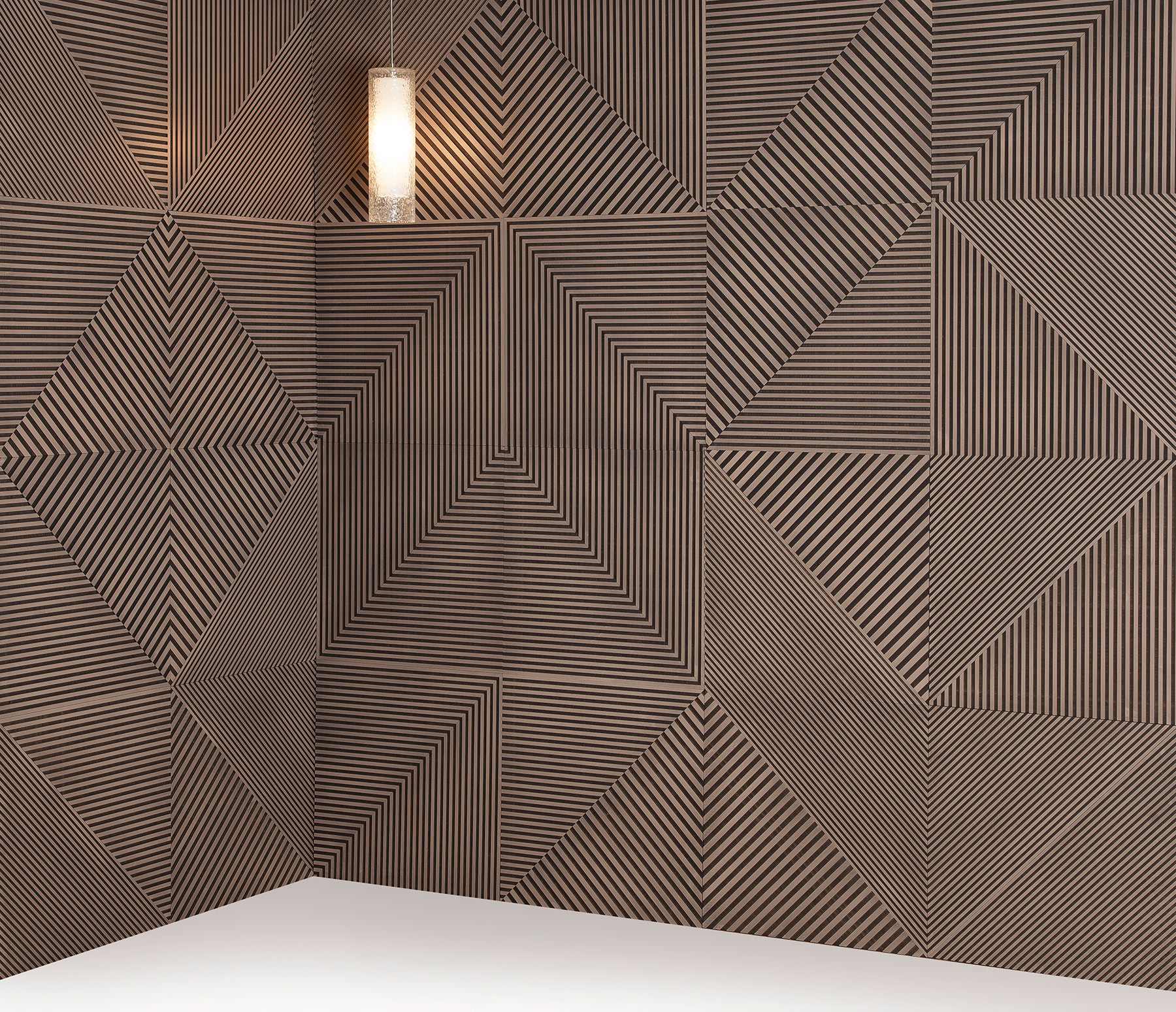 Plyboo Fractal Wall Panels from Smith & Fong