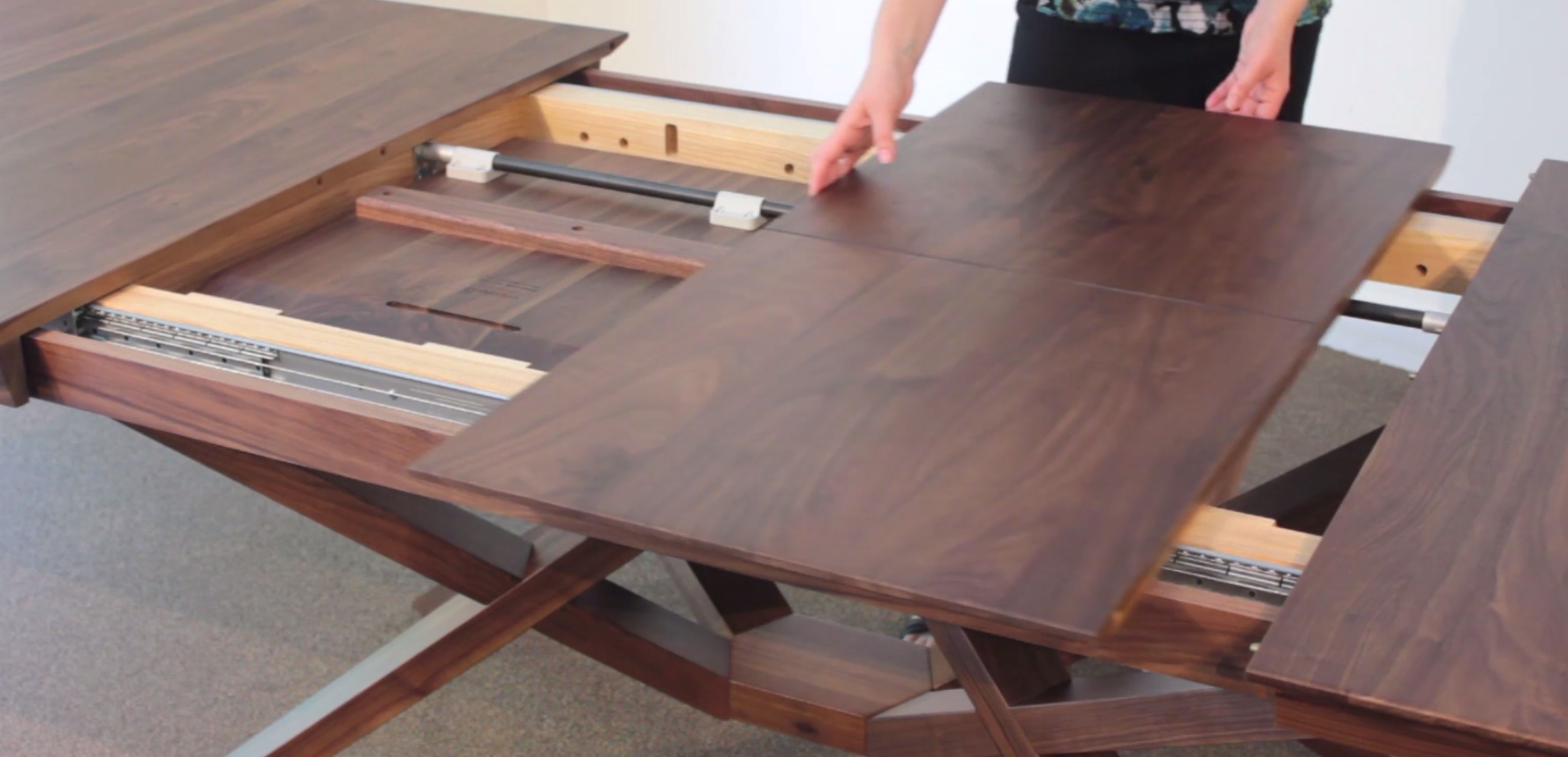 The Excellent Exeter Extension Dining Table by Copeland Furniture