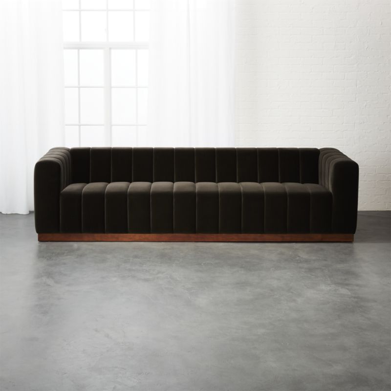 Forte Channeled Sofa by CB2 Forte Channeled Sofa by CB2
