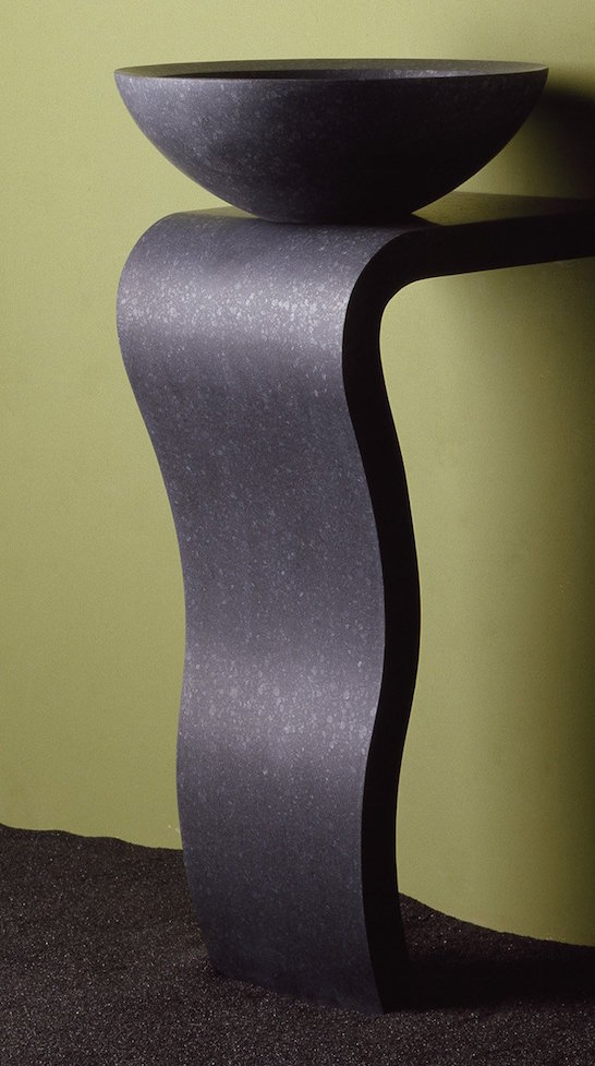 Wave Pedestal by Stone Forest