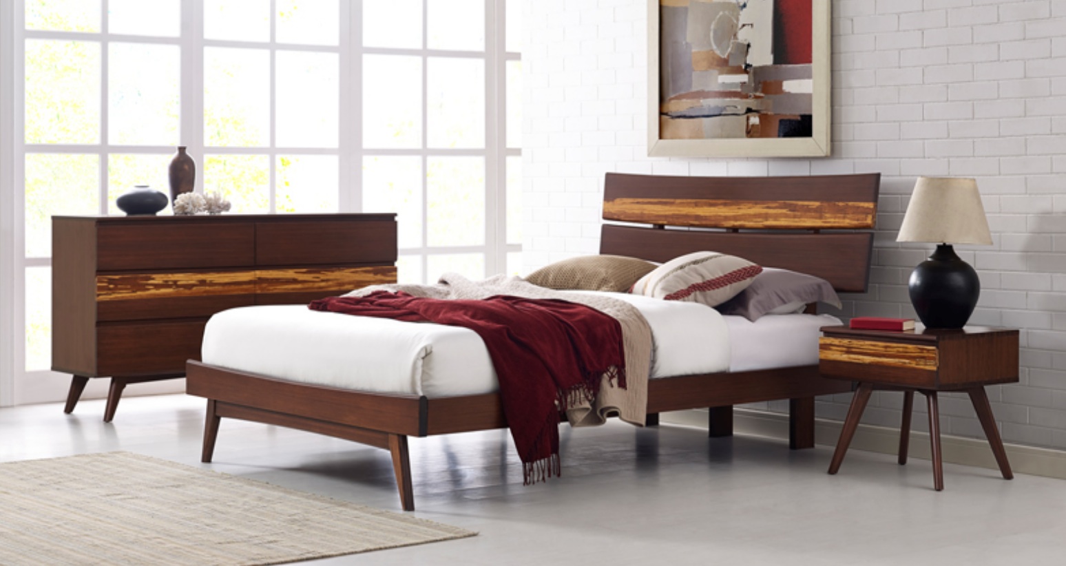 Azara King Platform Bed from Greenington