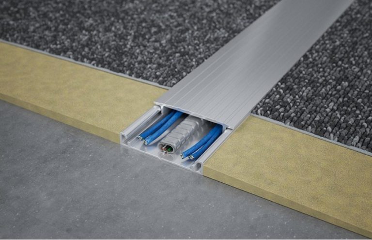 Connectrac's 2.7 In-Carpet Wireway — 3rings
