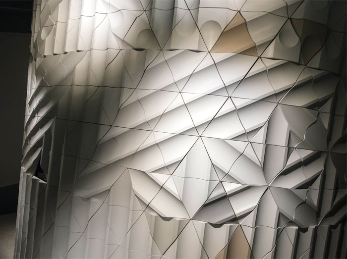 Flutes and Reeds: Unique Cast Concrete Tiles