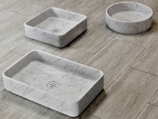 Contour Vessel Sinks by Stone Forest