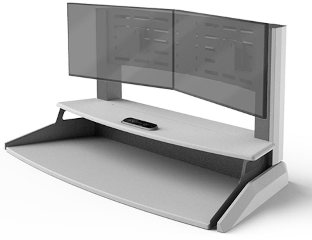 At NeoCon 2018: Chief Accel Active Desktop At NeoCon 2018: Chief Accel Active Desktop