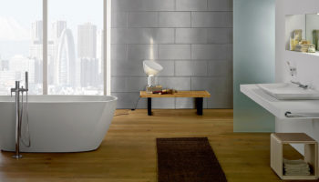 At NeoCon 2018: Sleek-Stone Tubs and Sinks by Graff