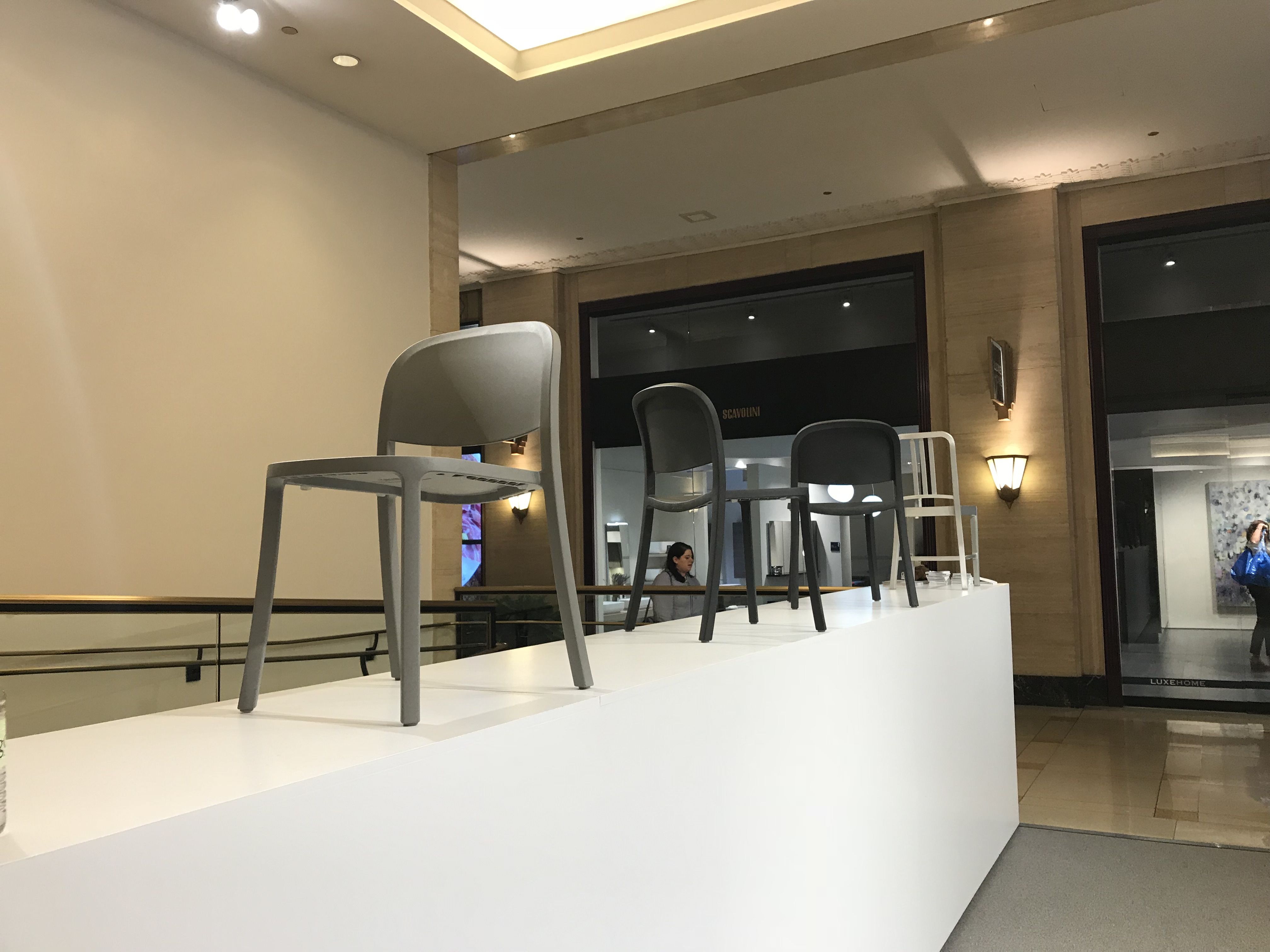 At NeoCon 2018: Emeco's 1 Inch Reclaimed