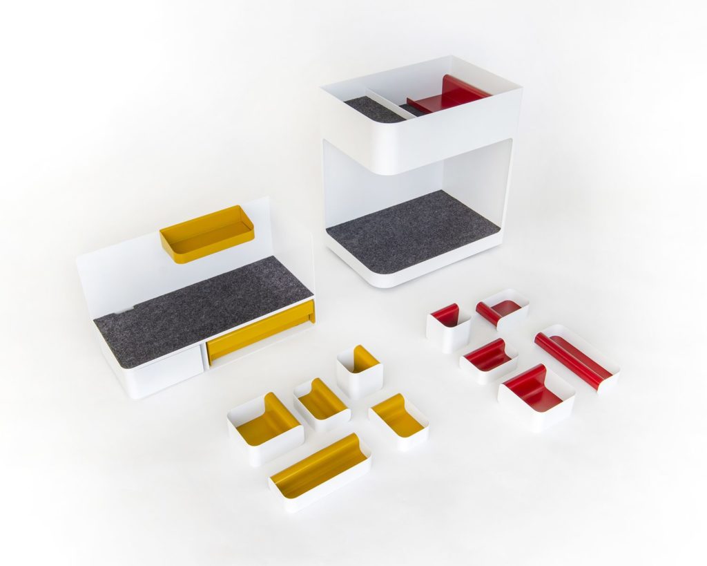 At NeoCon 2018: tn Desktop Accessories & Personal Storage by Teknion