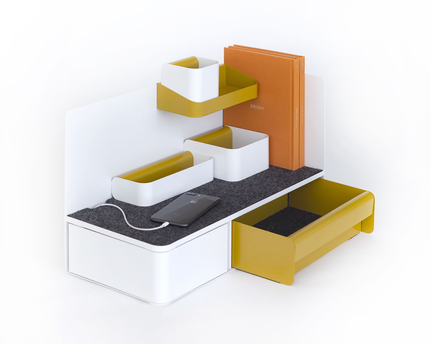 At NeoCon 2018: tn Desktop Accessories & Personal Storage by Teknion
