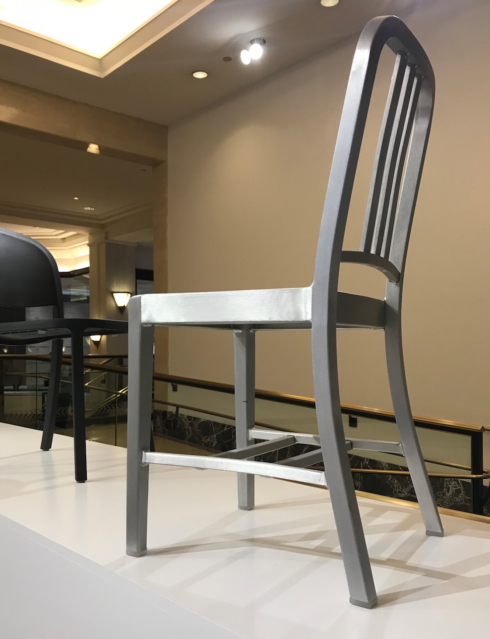 At NeoCon 2018: Emeco's 1 Inch Reclaimed
