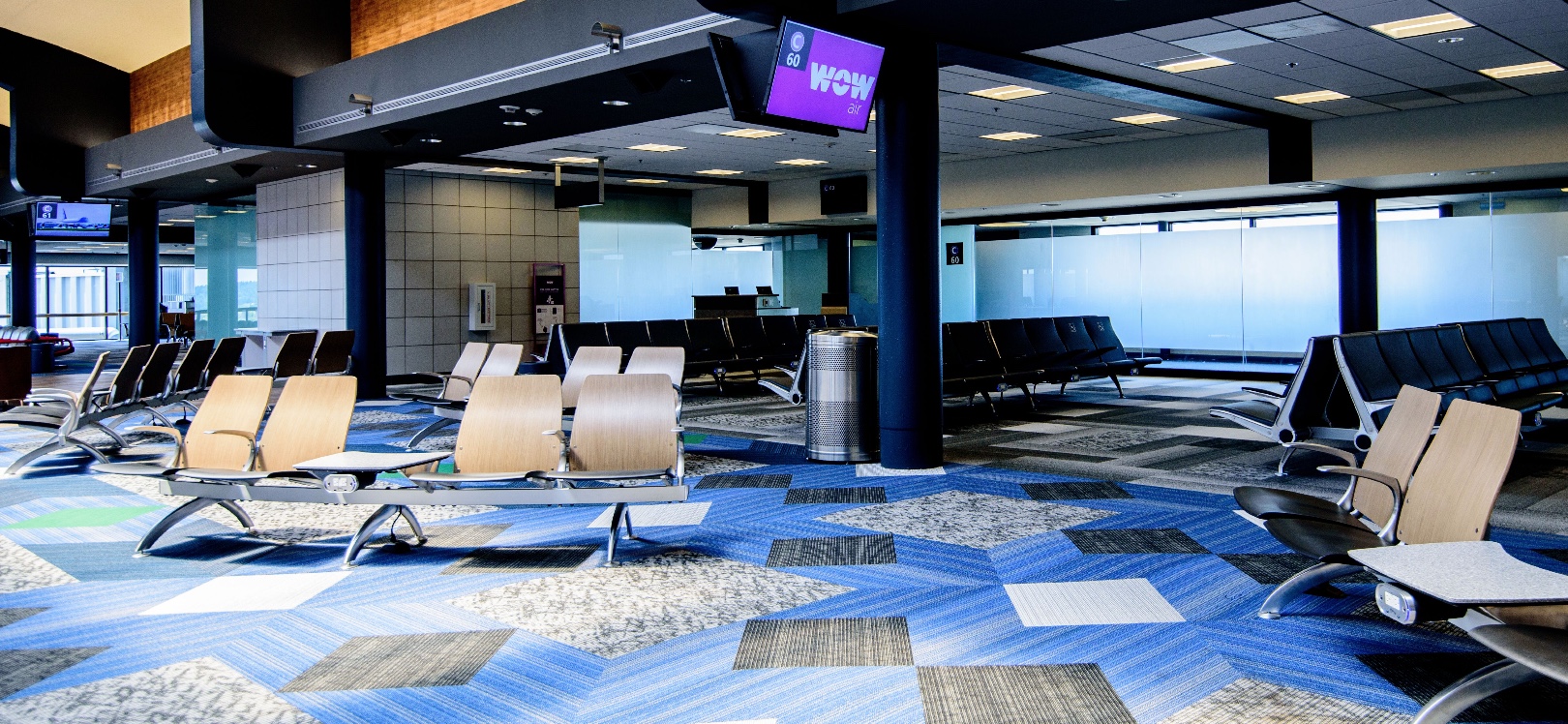 Connectrac's Under-Carpet Wireway Powers-Up Airports