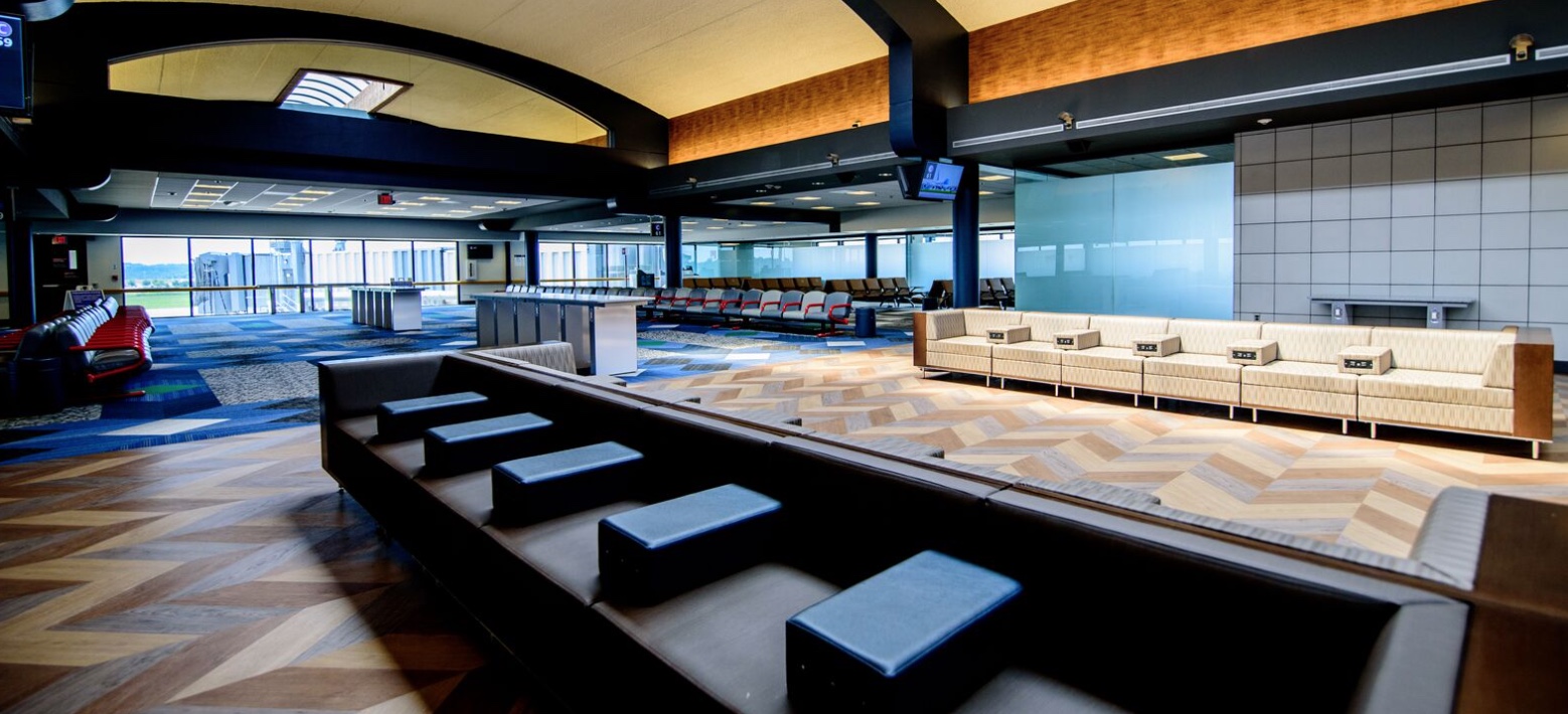 Connectrac's Under-Carpet Wireway Powers-Up Airports