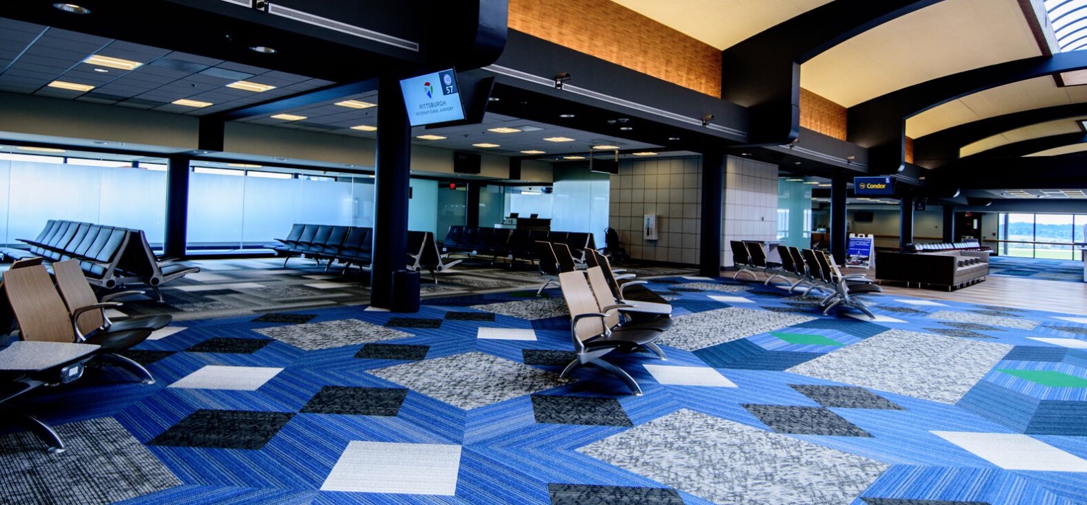 Connectrac's Under-Carpet Wireway Powers-Up Airports