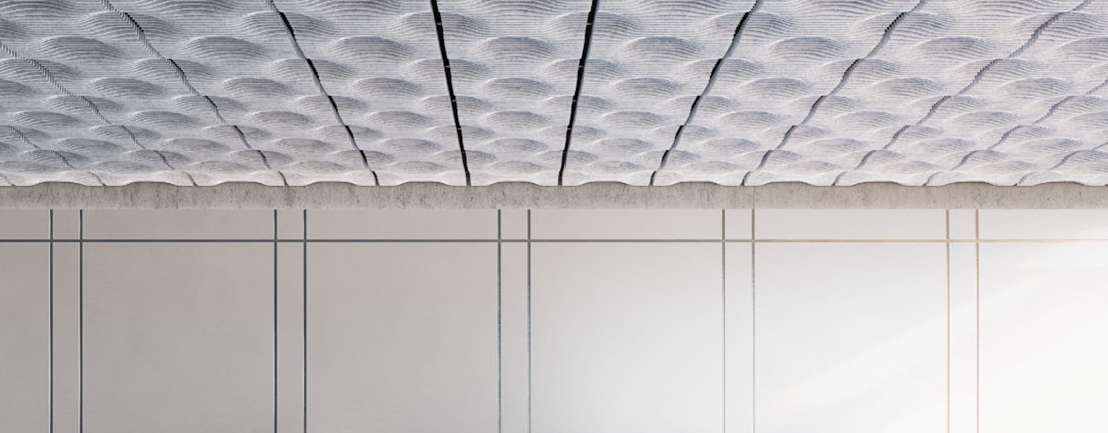Ecoustic Sculpt Ceiling Tiles from Unika Vaev