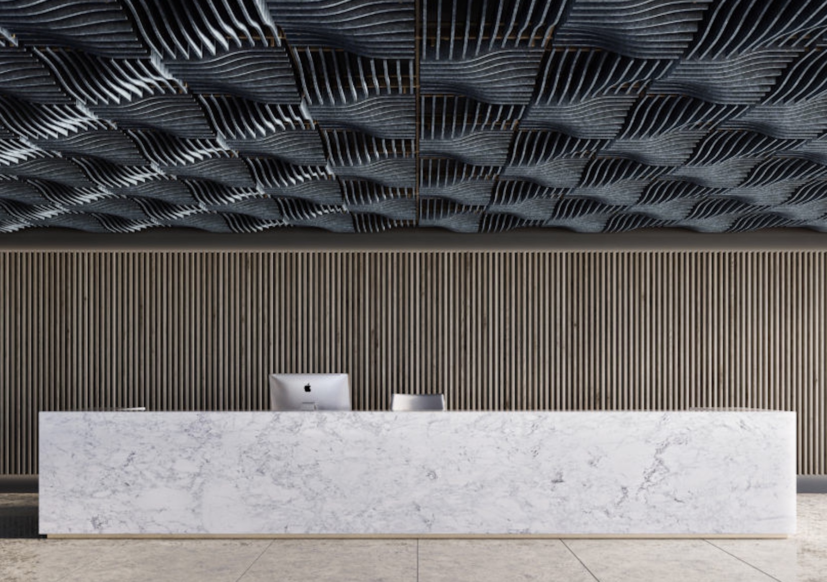 Ecoustic Sculpt Ceiling Tiles from Unika Vaev