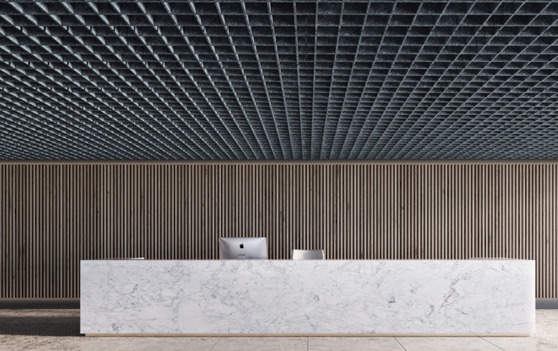 Ecoustic Sculpt Ceiling Tiles from Unika Vaev