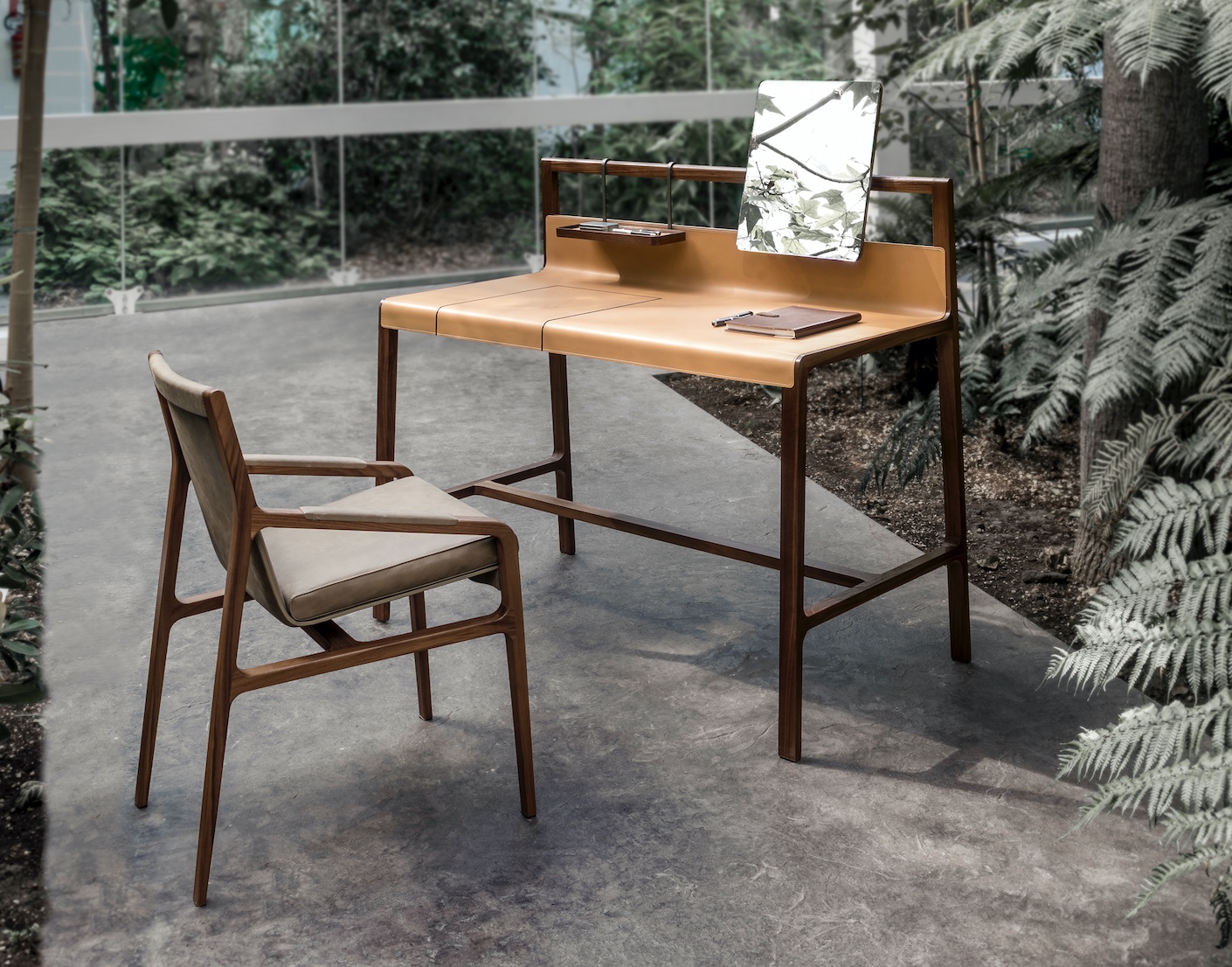 Alivar's Scribe Desk and Ester Chair