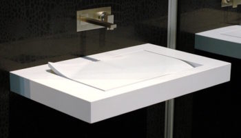 Floating Lotus Sink by Sonobath