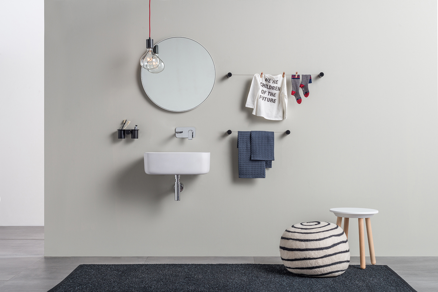 Dot: A Multifunctional Modular System for Bathroom Accessories